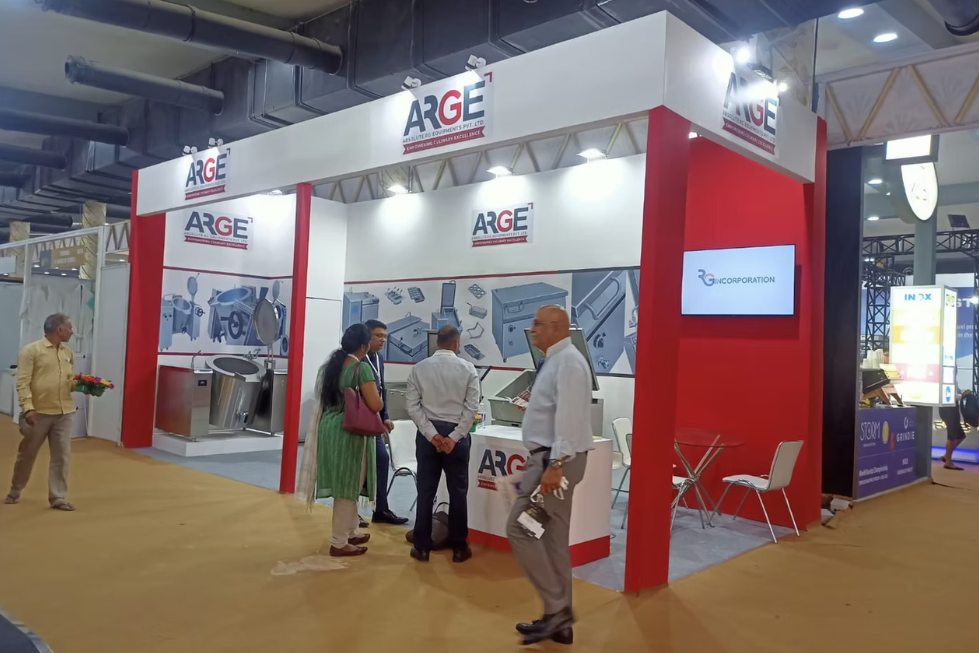 Arge Equipment Stall Fabrication at World of hospitality expo, Bangalore